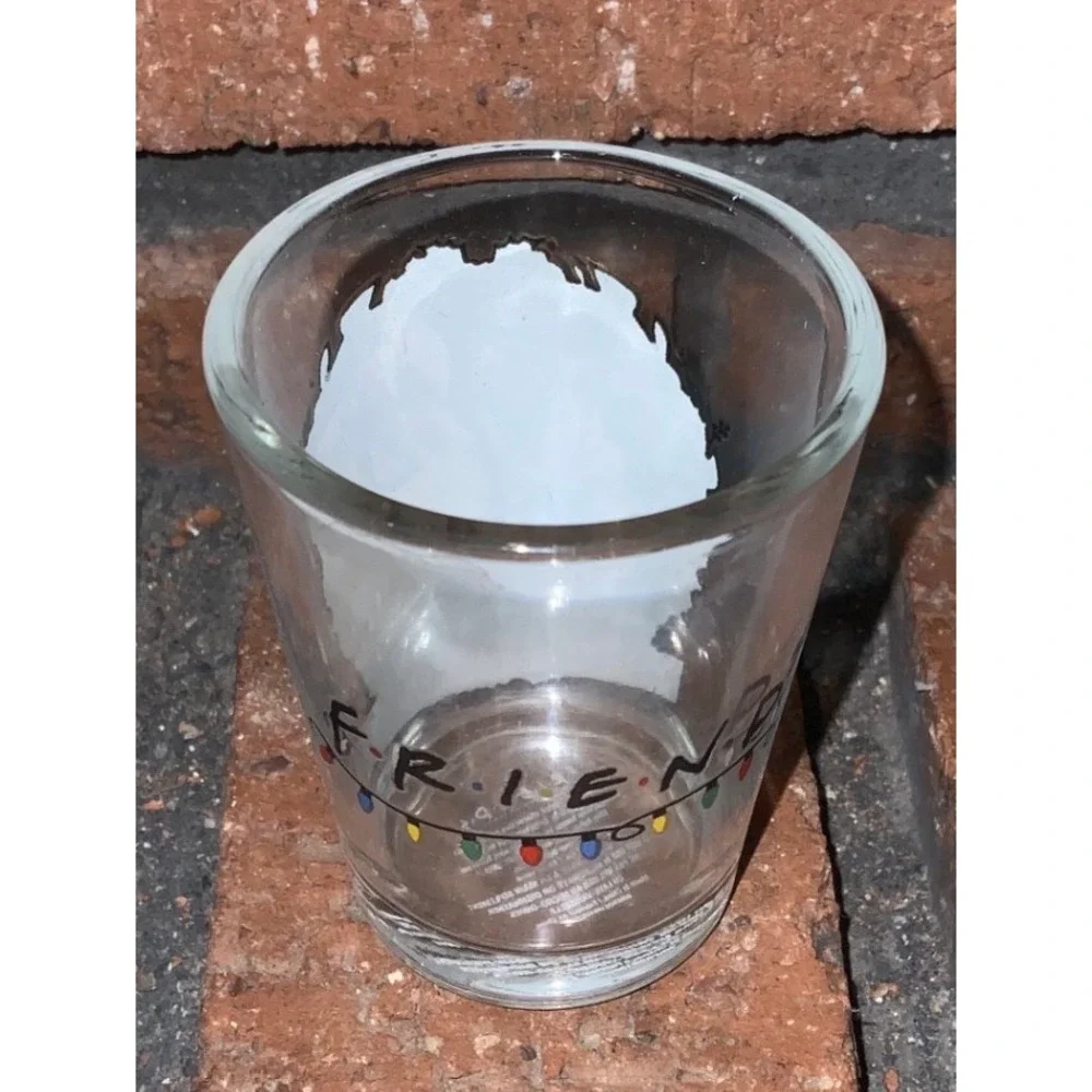 Friends TV Show Holiday‎ Armadillo Shot Glass Ross Rachel Christmas Hanukkah